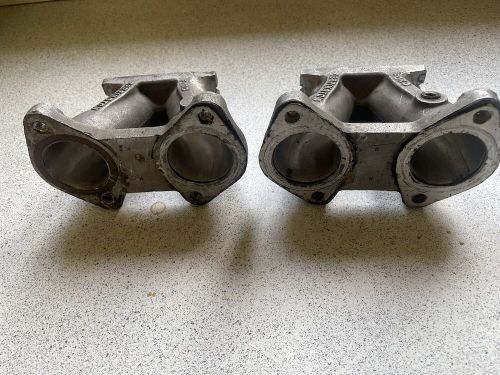 Ford  pre x/flow inlet manifolds  for twin weber 40 /45 dcoe x2