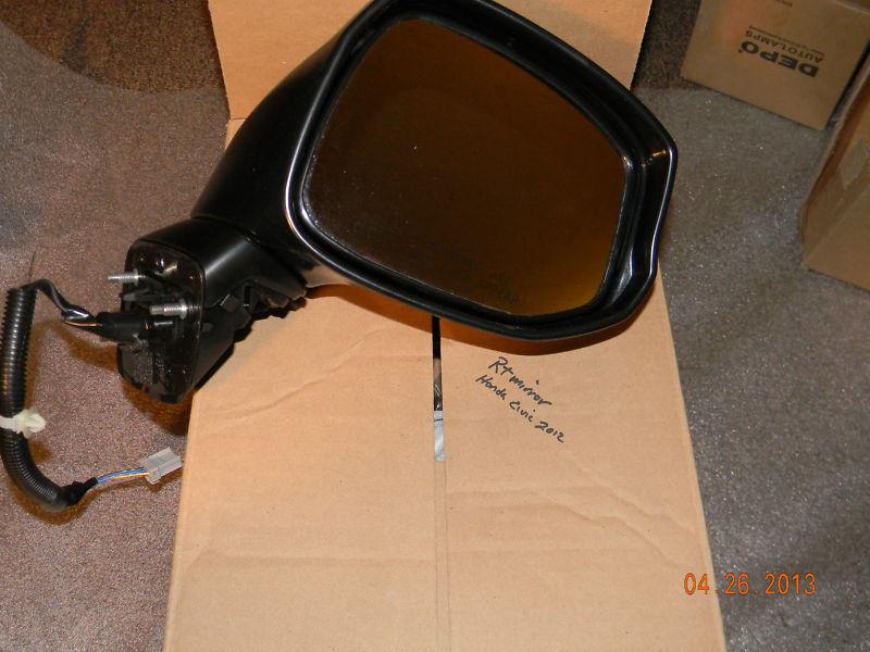 Honda civic 2012 right mirror assembly