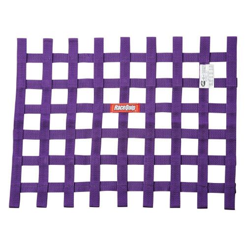 Racequip 725055rqp - purple 18&#034; x 24&#034; size ribbon window net