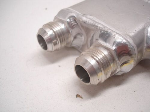 Nascar sbf ford radiator c3 heads -12an aluminum cooldown valve richardson #925