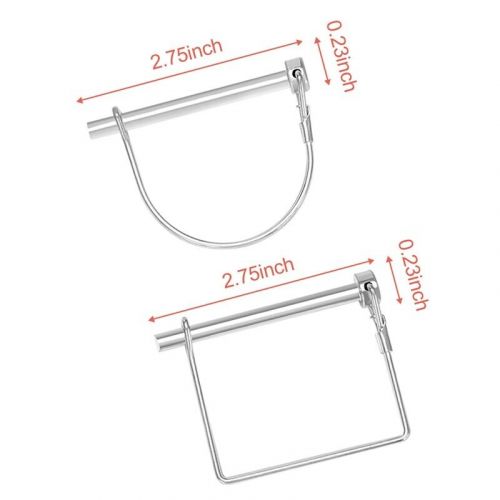 10 pieces shaft locking pin safety coupler pin 1/4 inch diameter in 26861