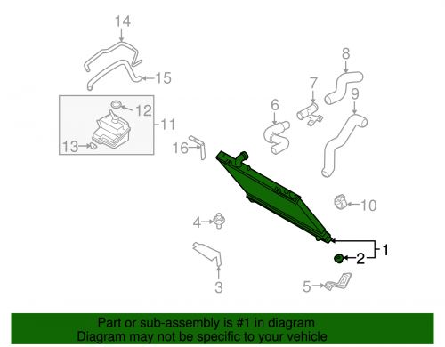 Genuine mazda radiator assembly n3h4-15-200d