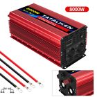 Pure sine wave eu socket inverter dc 12v/24v to ac 110v/220v 1600w 2500w 3500w 4