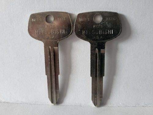 Cole key blank uncut mit-1 x176 fits mitsubishi 2 pcs.