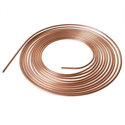 Pair 25ft. 1/4&#034; &amp;3/16&#034; copper nickel brake line tubing kit and 32 fittings