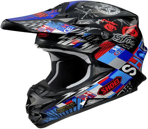 Shoei 0145-8002-03 vfx-w krack helmet tc2 xsm