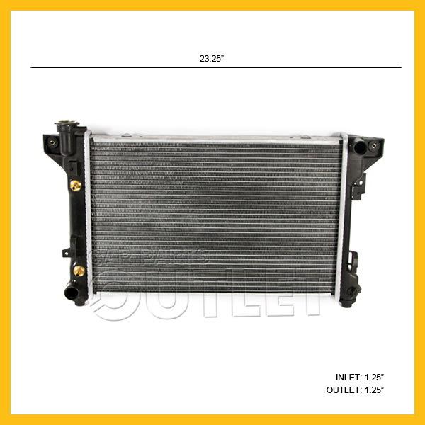 91-95 plymouth acclaim radiator ch3010115 spirit 3.0 v6 for 4401968 a/t toc 1108