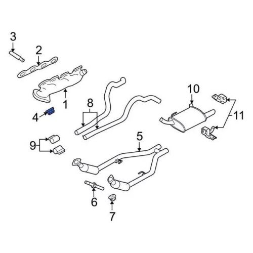 Genuine ford manifold nut w701706-s2