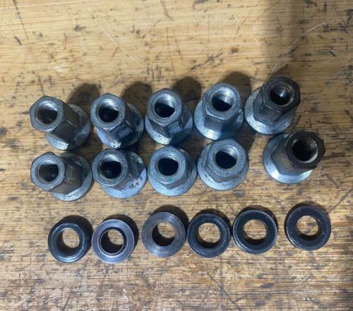 Yamaha kt100 newer sytle 10 cylinder and head nuts &amp; 6 washers vintage karting