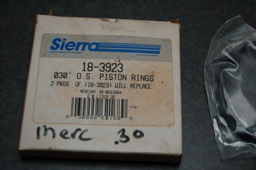 New genuine sierra 18-3923 piston rings mercury mariner 39-85636a4 v6 .30