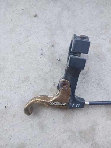 Snowmobile gold finger lefty throttle