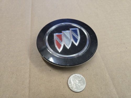 Buick oem black wheel rim 3 5/8&#034; vintage center cap hub dust cover emblem logo