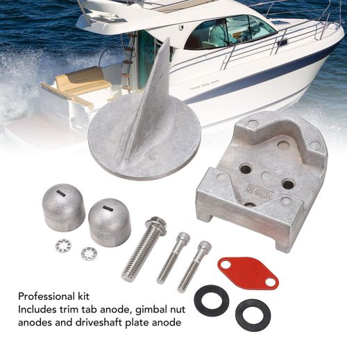 Boat aluminum anode kit 888756a2 marine anode set for mercruiser mr for