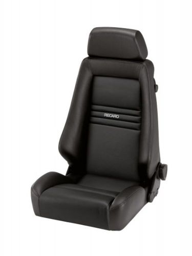 Recaro specialist s seat with all black leather