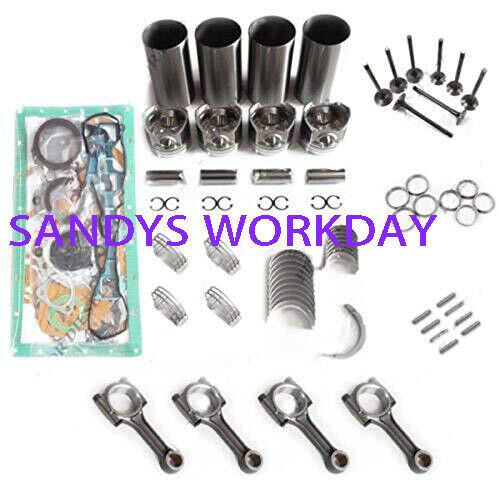 4tn82  overhaul rebuild kit &amp; connecting rod for yanmar engine repair