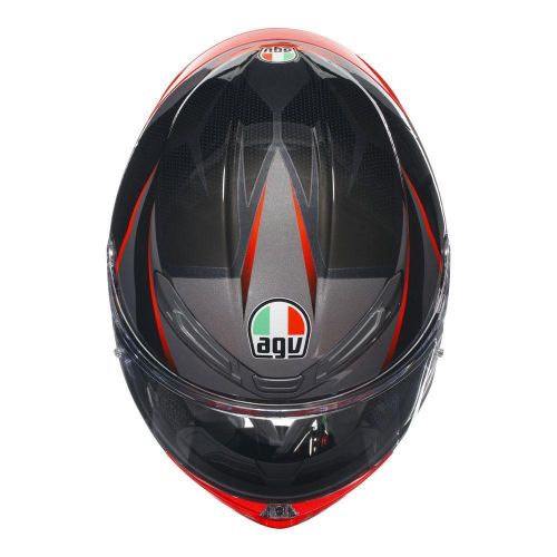 New agv k6 s slashcut black red road motorcycle helmet was $899.00