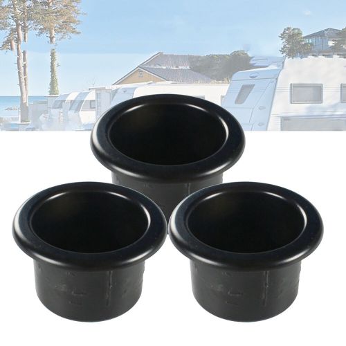 3* lightweight plastic cup holders for boat rv car truck inserts universal size