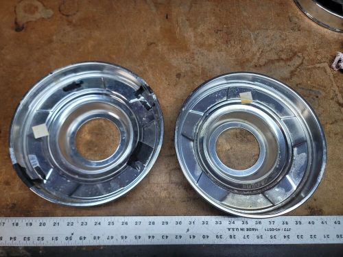 (2) new 1973-1987 chevy pickup truck hubcap cap oem 1/2 1500 73-87 10.5&#034; open gm