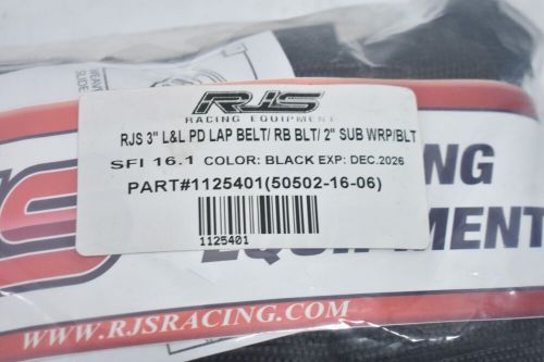 Rjs 1125401 5 point harness system black shoulder 2&#034; 50502-16-06 classic series