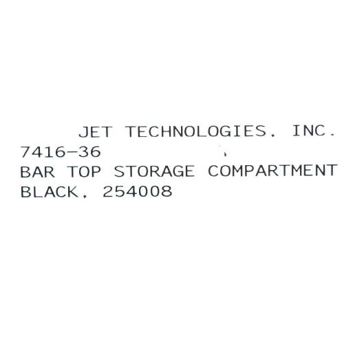 Jet technologies boat bar top storage 254008 | black 15 x 16 3/8 inch