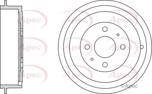 Brake drum fits fiat punto 188 1.9d rear 03 to 12 with abs 188b2.000 51945971