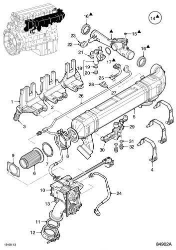 1922847 daf egr system sealing ring