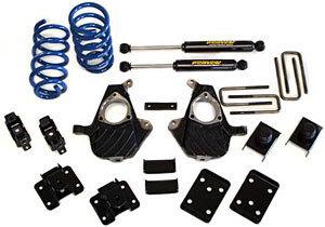 Ground force lowering kit - silverado/sierra 2007-2013 2wd