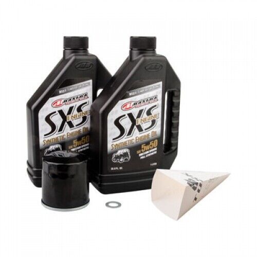 Tusk 4-stroke oil change kit maxima sxs synthetic 5w-50 1529860076