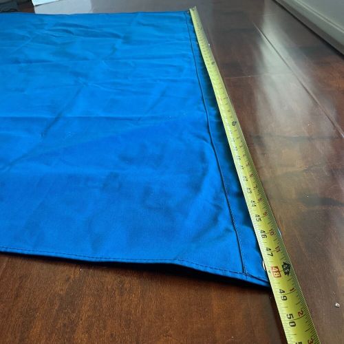 Blue sail 50&#034; x 48&#034; sailboat part catspaw dinghy ?