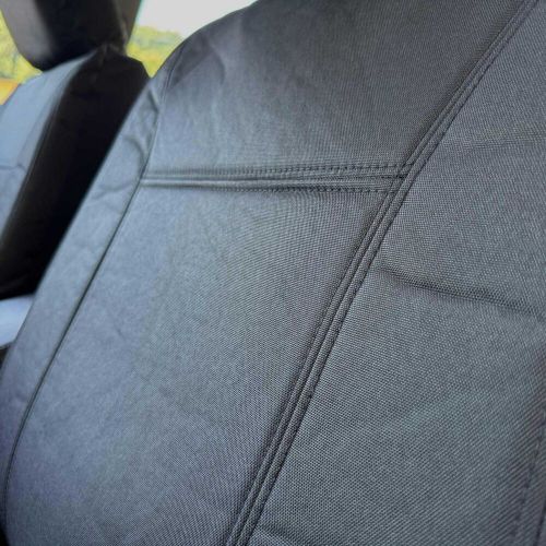 For ford escape 2005-on solid black waterproof canvas front set seat covers