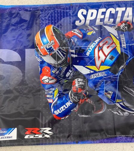 Original suzuki motorcycle racing team banner/flag dealership 2019