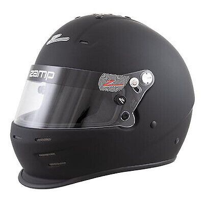 Zamp h76803fxl - rz-36 dirt flat black composite fiberglass xl full face racing