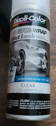 Duplicolor custom wrap wet look clear  gloss finish