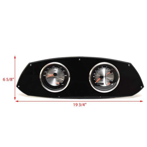 Rinker boat gauge panel 5760005 | brp / suzuki faria black acrylic