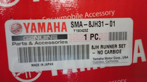 Yamaha snowmobile tuner skis runner set with no carbide part# sma-8jh31-01-00