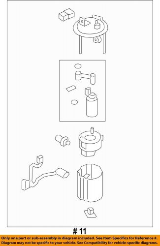 Hyundai oem 13-18 santa fe sport-fuel pump assy 311104z000