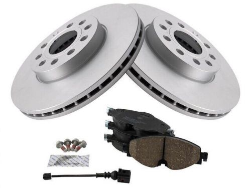 Front brake pad and rotor kit for 2015-2019 vw golf sportwagen 2016 2017 pw457qx