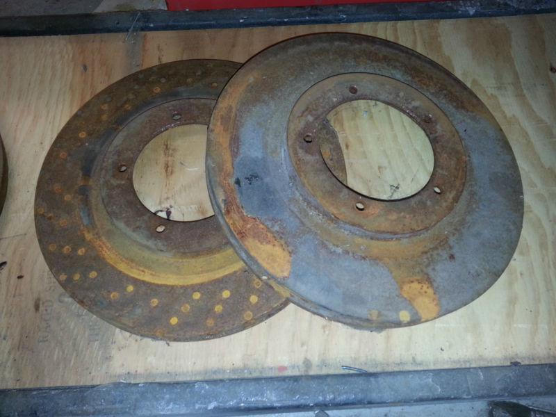 Front porsche 911 914 924 944 disc brake rotor zimmermann 40543001398 pair cheap