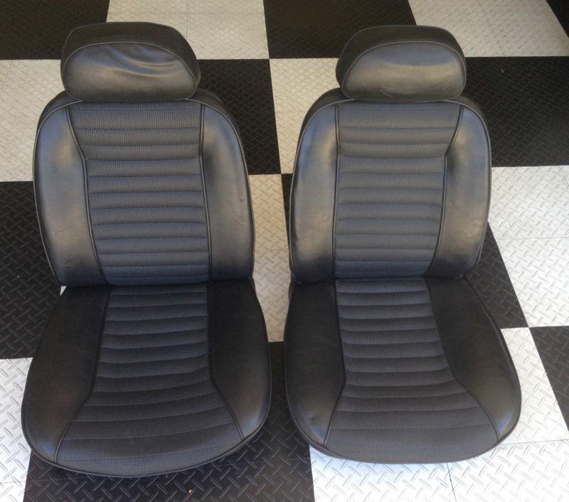 Pantera seats (newly recovered) w/ headrests  (no tracks)