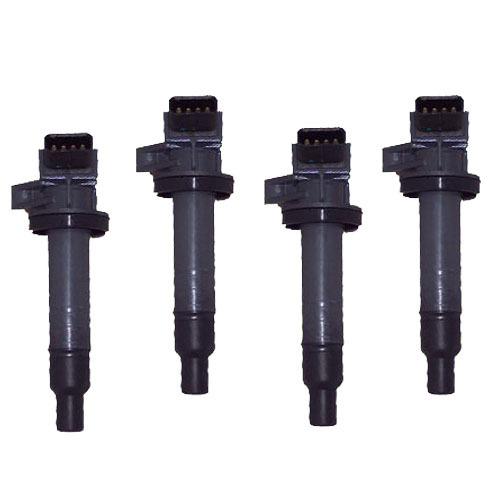 Ignition coil - set of 4 - toyota pontiac chevy 1.8l 4cyl - 90919-02239 - new