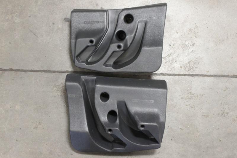 93-02 camaro/firebird graphite gray rear t-top holders trim panels pair used