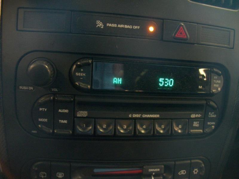 2003-2007 jeep liberty audio equipment am-fm-cd6 player-rbq-