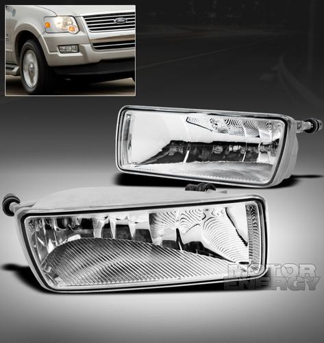 2006-2010 ford explorer/2007+ sport trac bumper driving fog lights w/bulb+switch