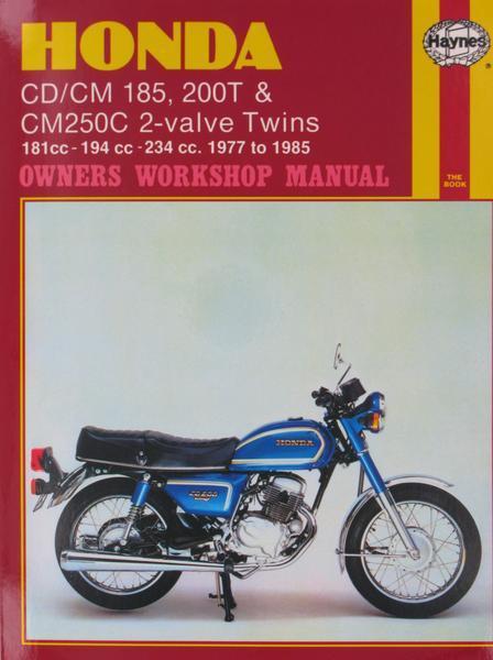 Haynes repair manual - cm185/200/250  572