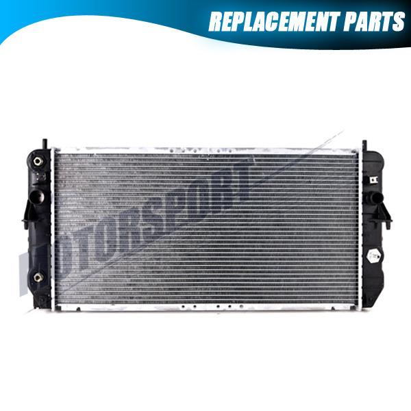 2000-2000 cadillac deville 4.6l v8 auto 1 row cooling radiator w/o eoc assembly