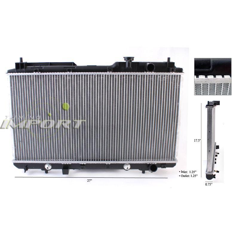 1997-2001 honda cr-v automatic a/t 4-cyl cooling replacement radiator assembly