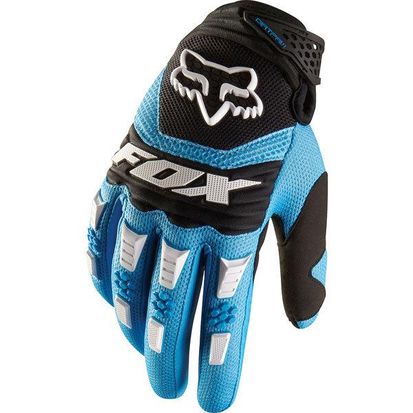 Blue l fox racing dirtpaw gloves 2013 model