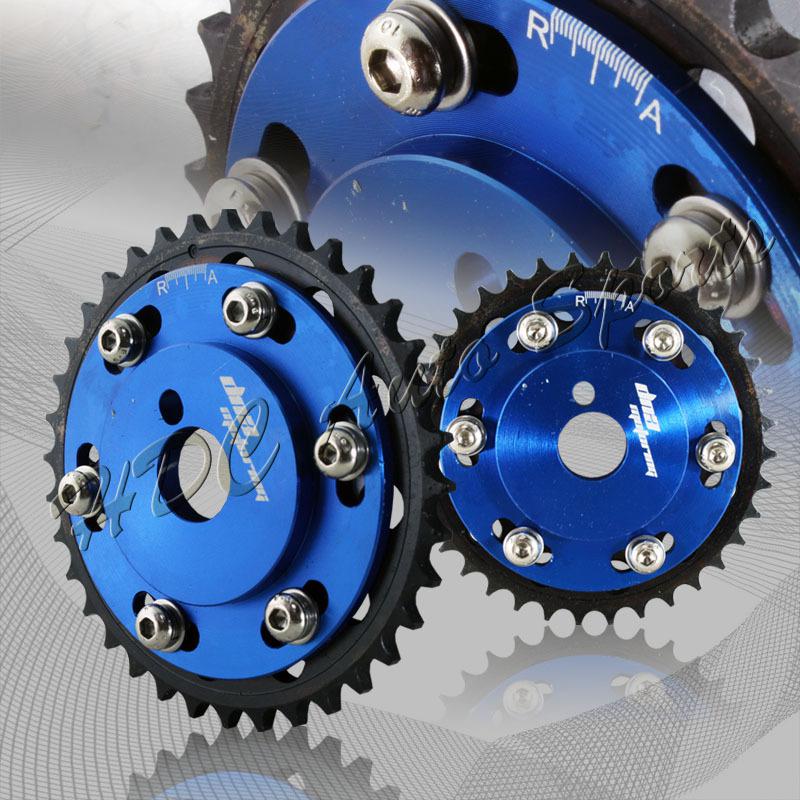 Nissan 200sx / infiniti g20 sr20 engine dohc aluminum adjustable cam gear - blue