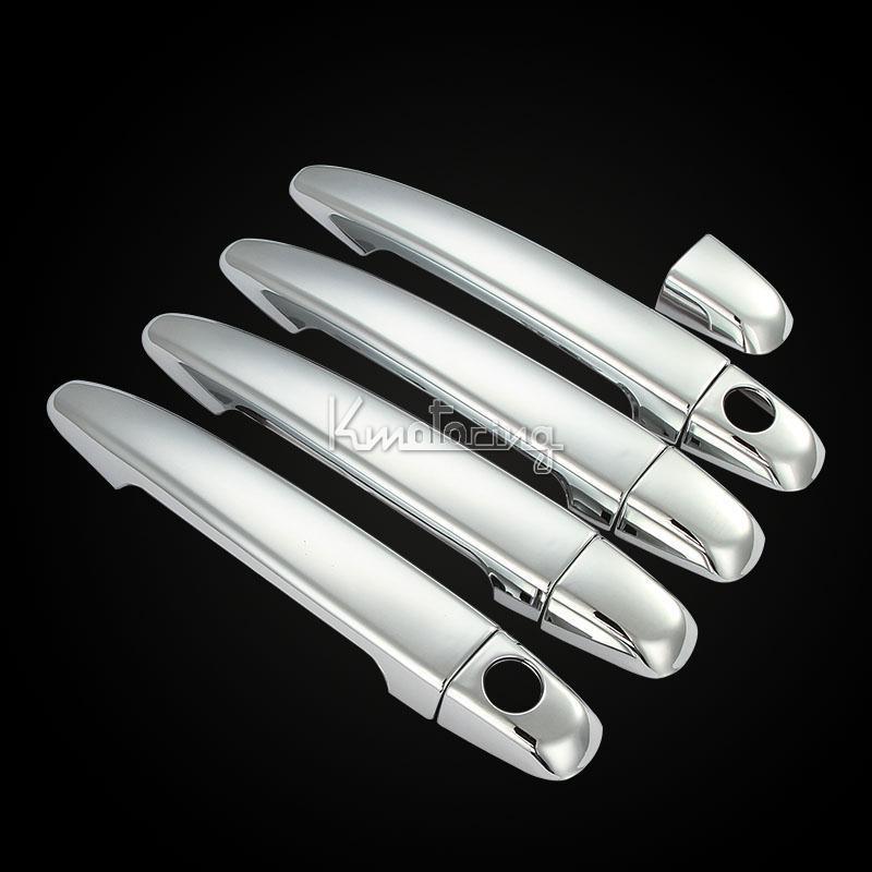 Chrome triple side door handle cover trim kit for toyota camry lexus gx470 set