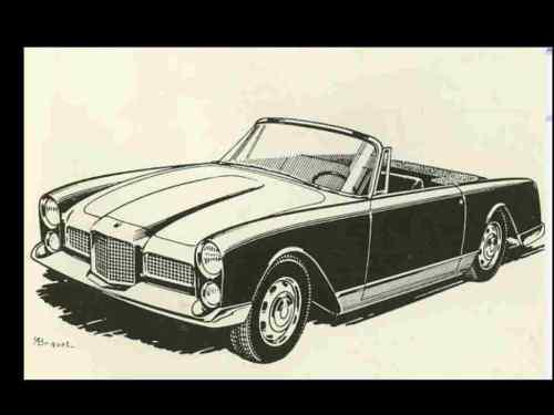 Facel vega facillia operations owners & parts manuals